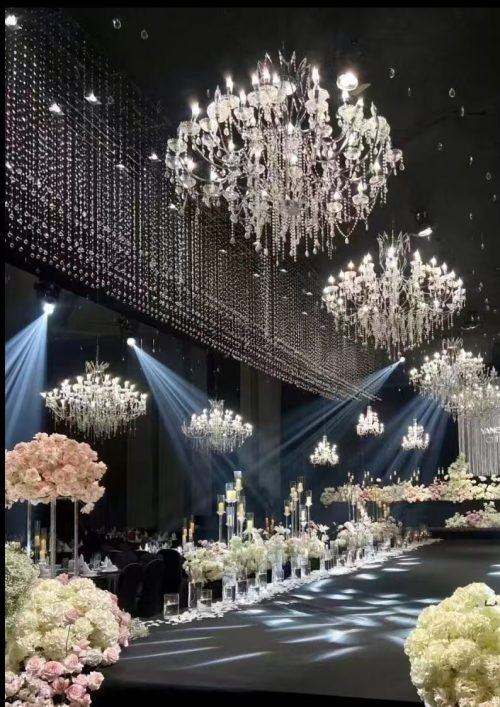 glass chandelier lamps